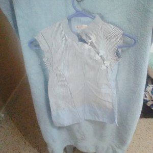 Hippototamus striped dress size S